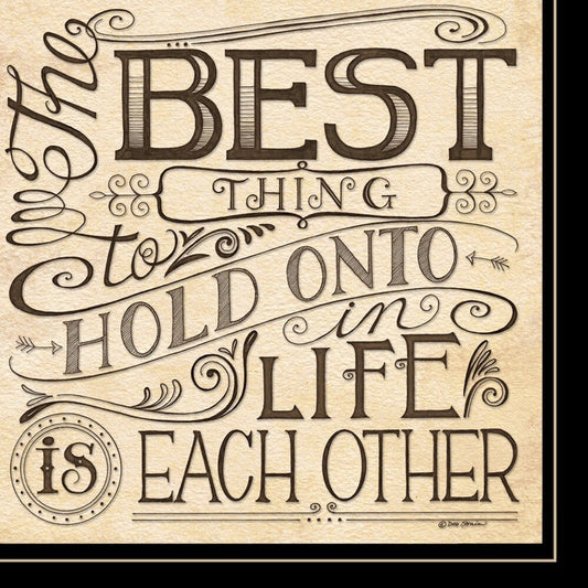 Set Of Two Together or Each Other 2 Black Framed Print Wall Art W2B