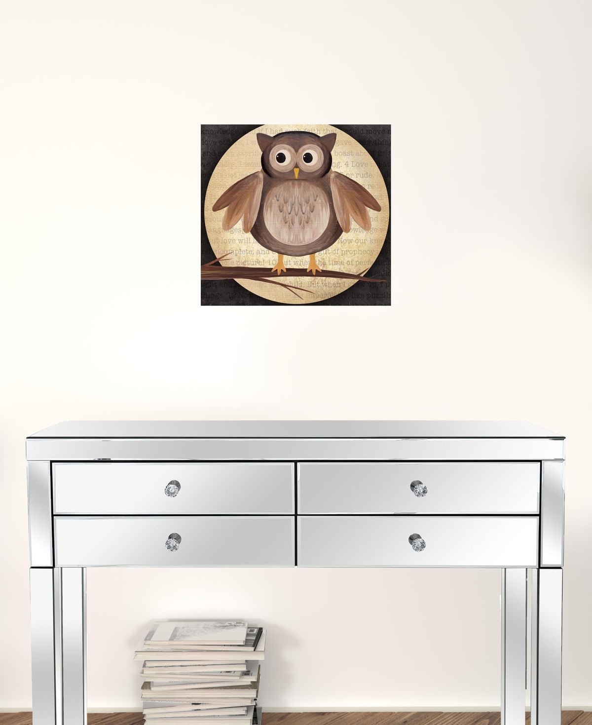 Set Of Two Owl Always Love and Need You 2 Black Framed Print Wall Art W2B