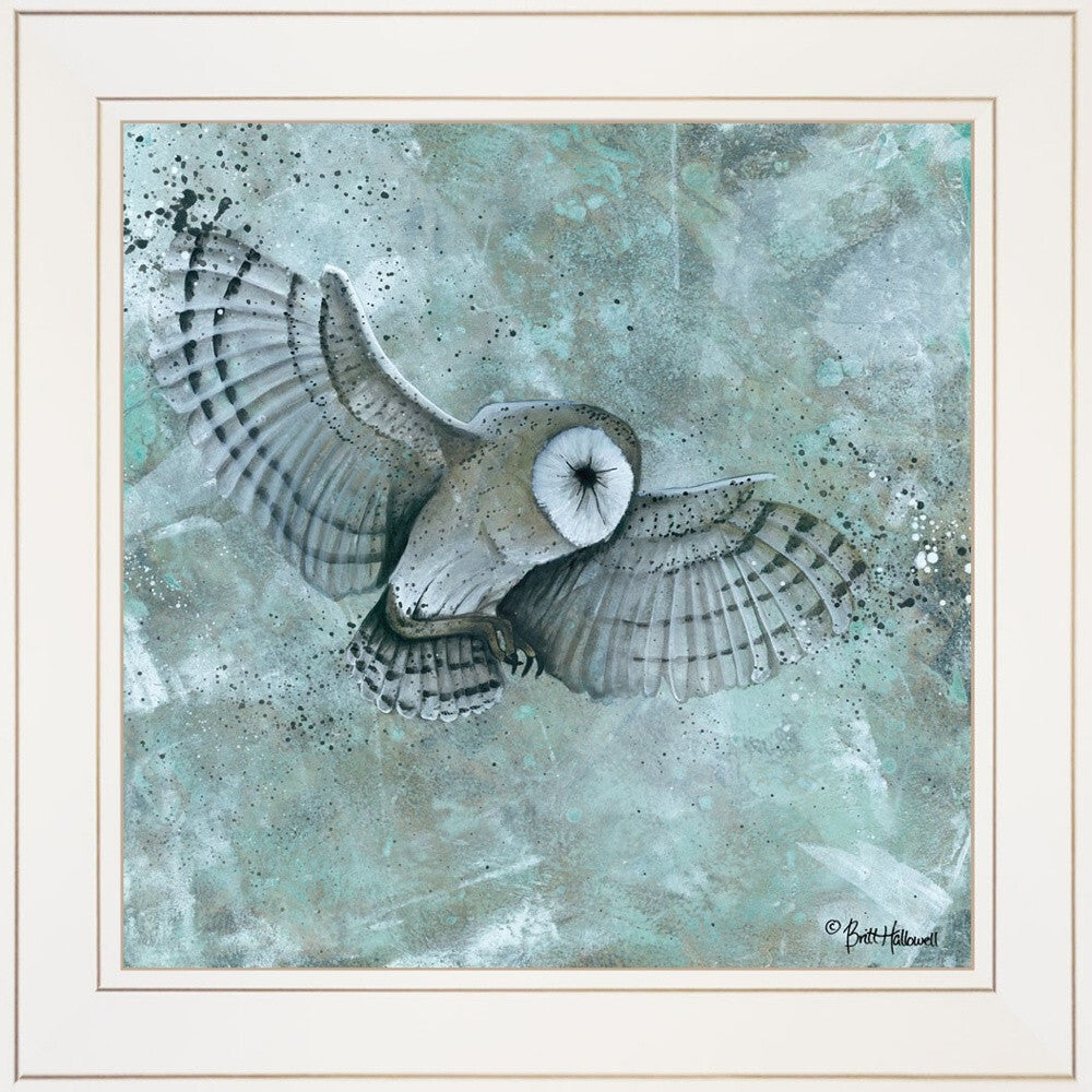 Set Of Two Wildlife 1 White Framed Print Wall Art W2B