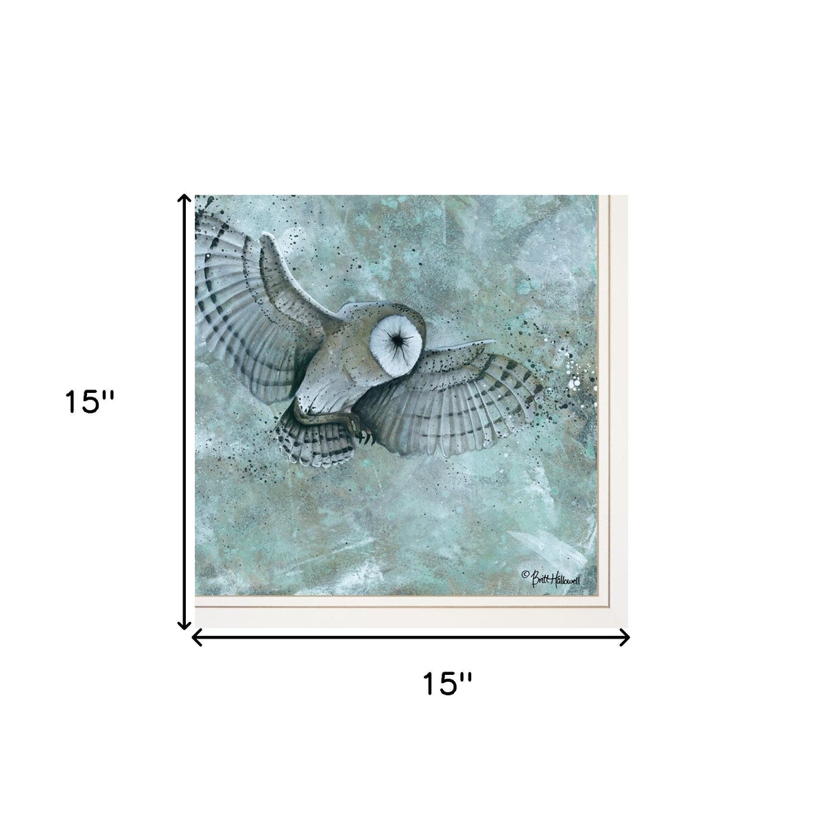 Set Of Two Wildlife 1 White Framed Print Wall Art W2B