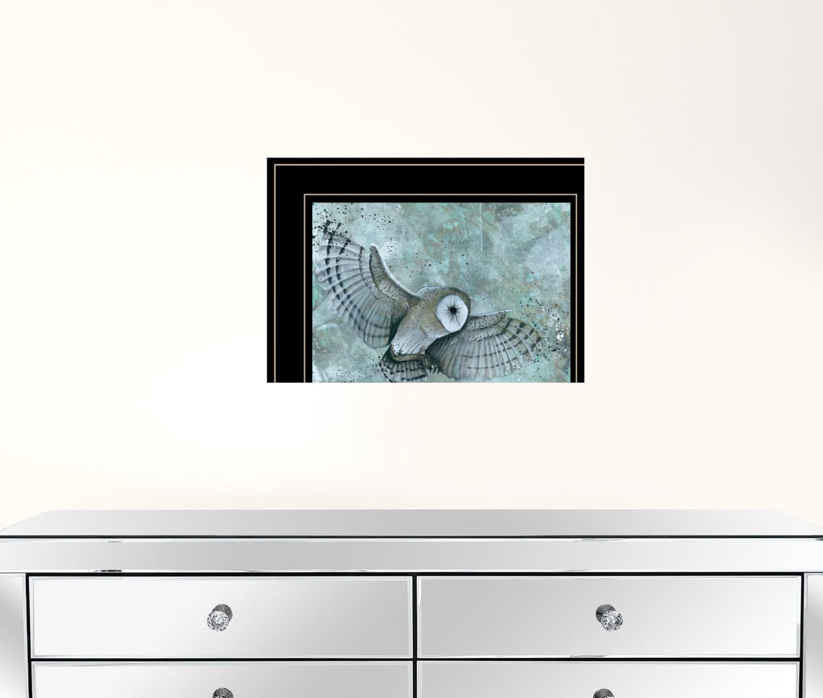 Set Of Two Wildlife 2 Black Framed Print Wall Art W2B