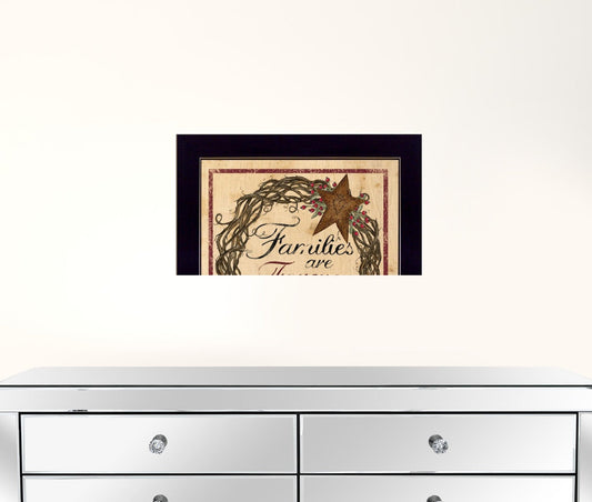 Set Of Two Family Wisdom II Black Framed Print Wall Art W2B