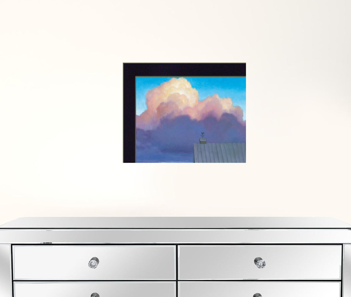 Set Of Two Two Barnscapes 2 Black Framed Print Wall Art W2B