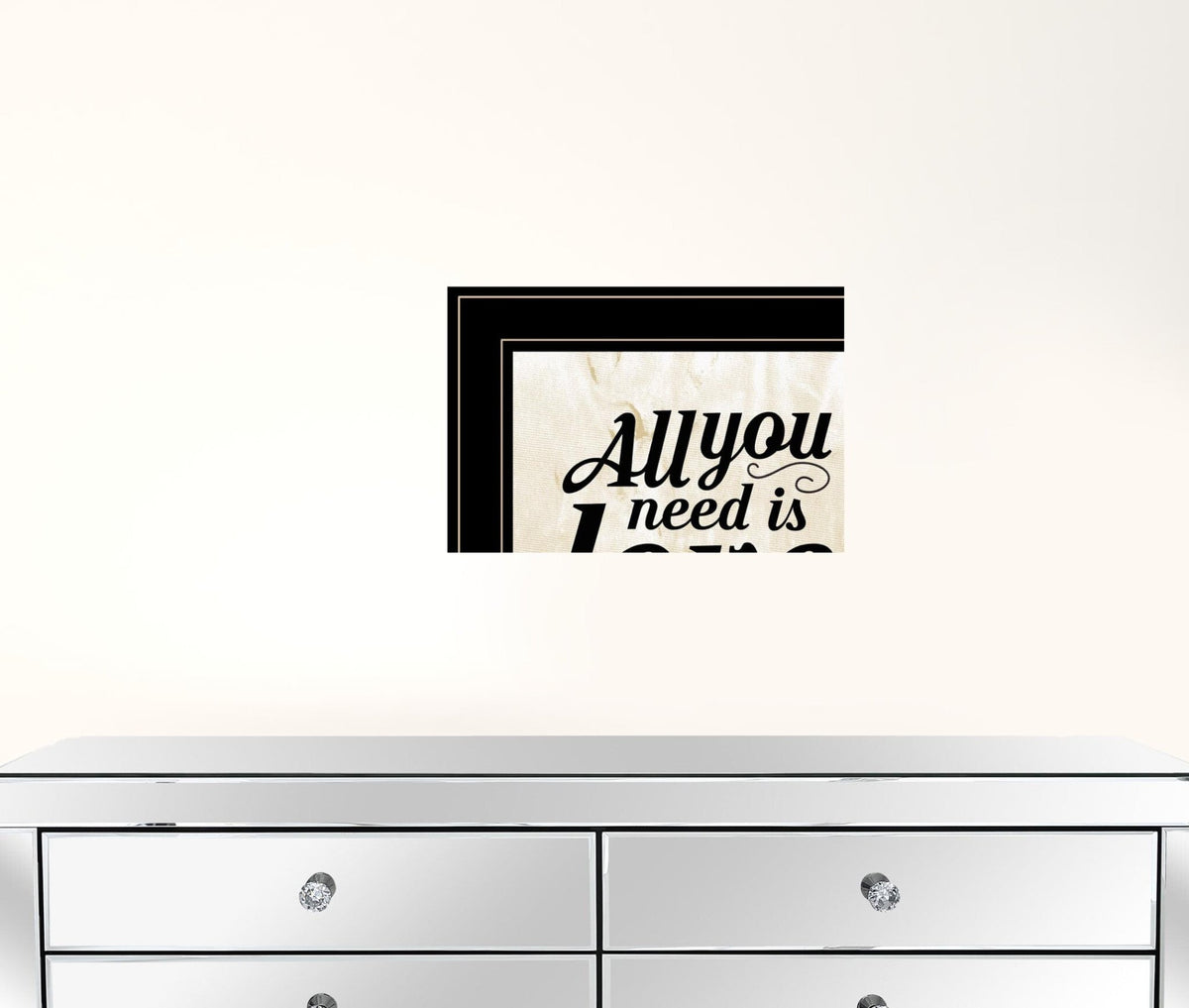 Set Of Two All You Need is Coffee 2 Black Framed Print Wall Art W2B