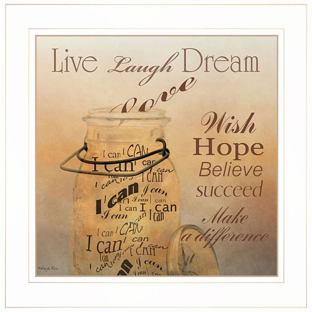 Set Of Two Music 1 White Framed Print Wall Art W2B