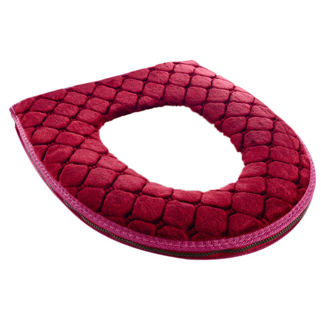 Plush Washable O-Shape Toilet Seat Cover Best YouTube Store