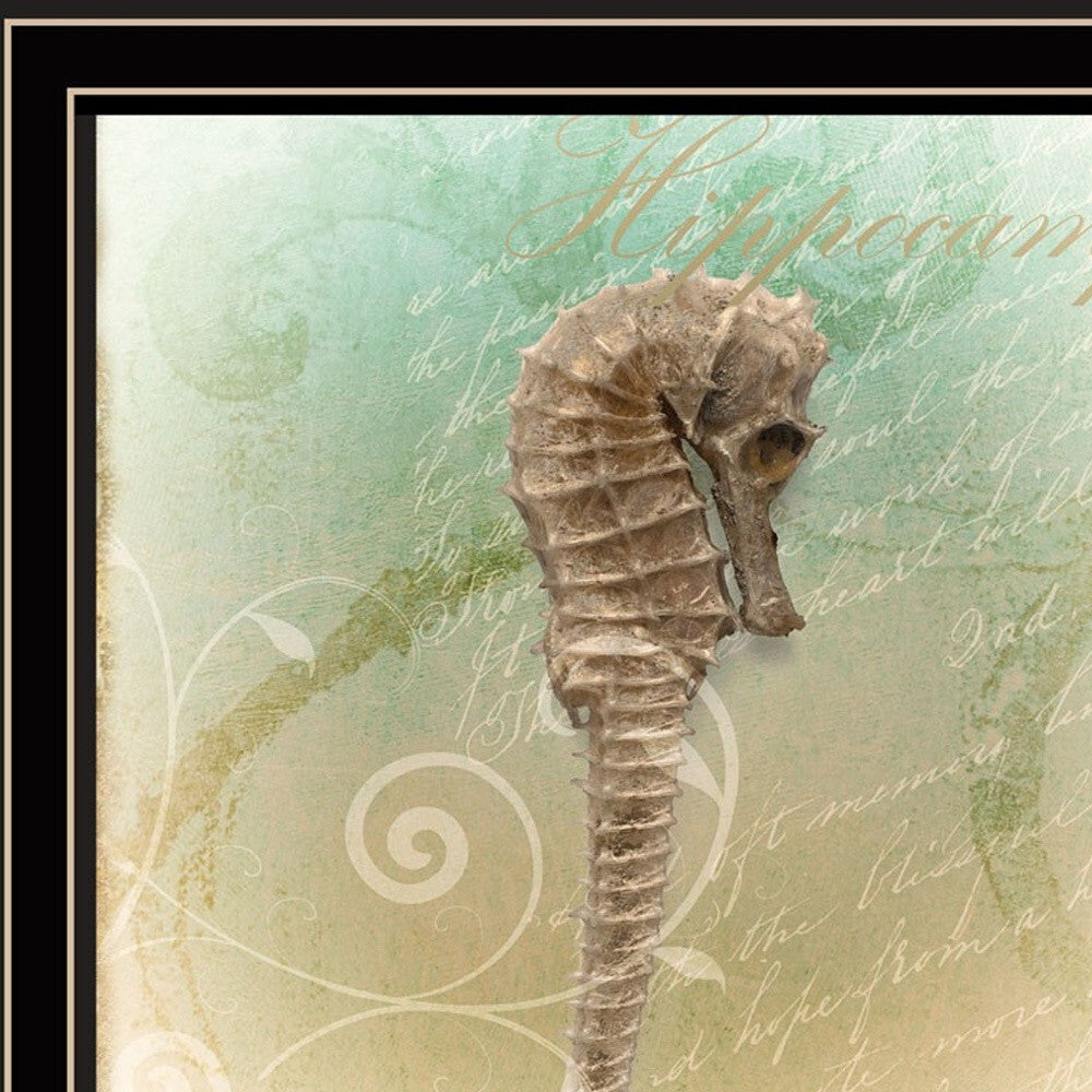 Set Of Two The Sea III and Sea IV 1 Black Framed Print Wall Art W2B