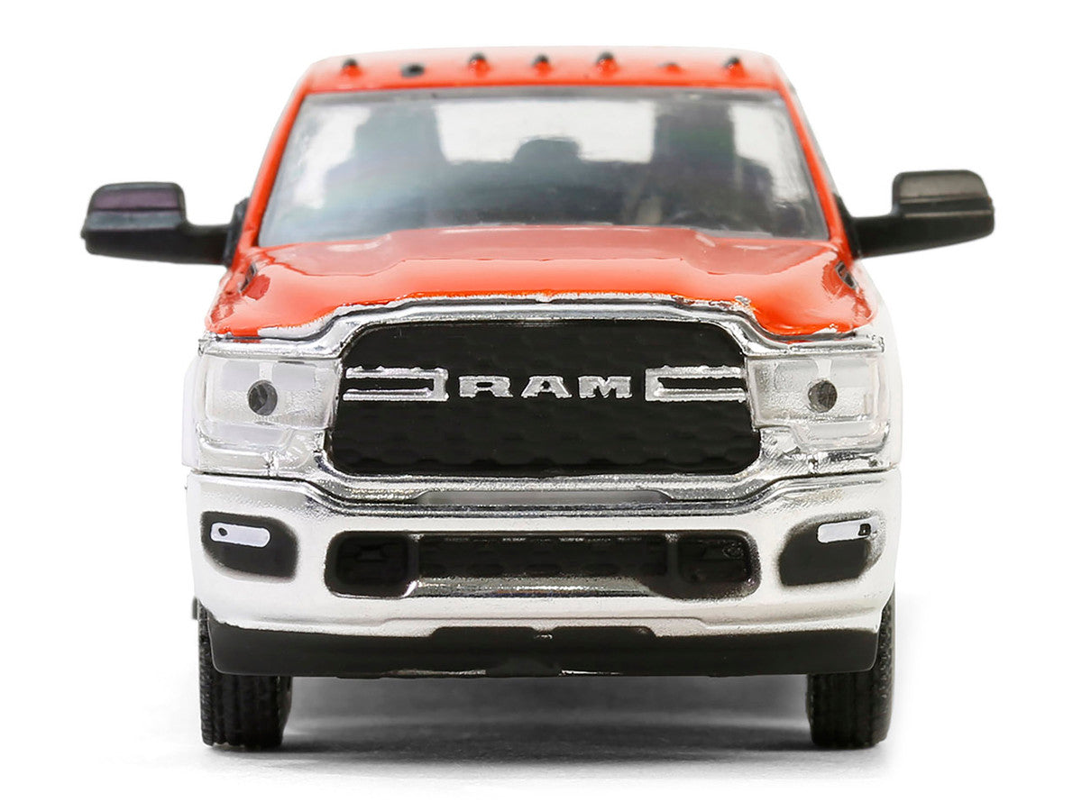 2023 Ram 2500 Pickup Truck "Texaco" Orange and White "Texaco Special Edition" Series 1 1/64 Diecast Model Car by Greenlight-3