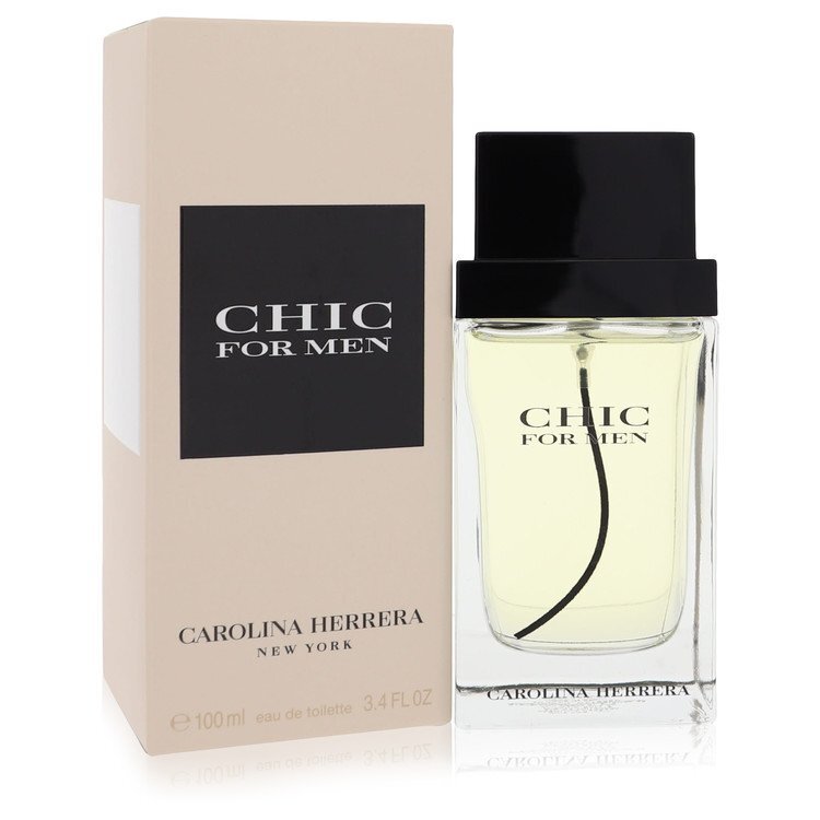 Chic by Carolina Herrera Eau De Toilette Spray 3.4 oz (Men) W2B