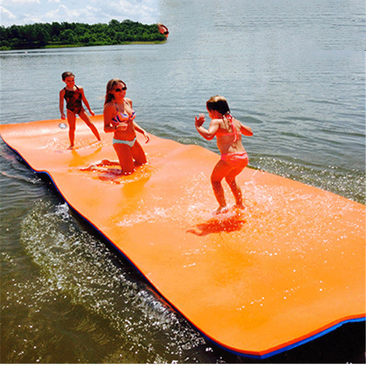 PE Floating On Water Floating Bed Entertainment Leisure Wading Punching Air-free XPE Floating Blanket Magic Blanket