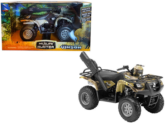 Suzuki Vinson 500 4X4 Quad Runner Green ATV 1/12 Diecast Motorcycle Model by New Ray New Ray