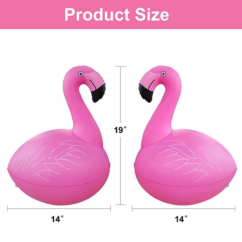 Luminous Flamingo Lamp Solar Charging Outdoor Waterproof Swimming Pool Floating CJD