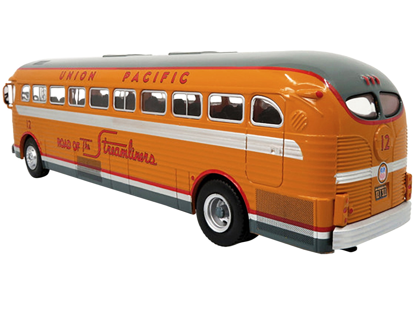 1948 GM PD-4151 Silversides Coach Bus "Union Pacific: Road of the Steamliners" "Vintage Bus & Motorcoach Collection" 1/43 Diecast Model by Iconic Replicas