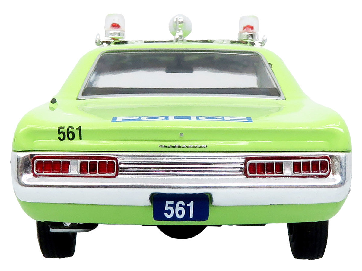 1972 AMC Matador Police Car "Cleveland Police Department" Light Green 1/43 Diecast Model by Iconic Replicas Iconic Replicas