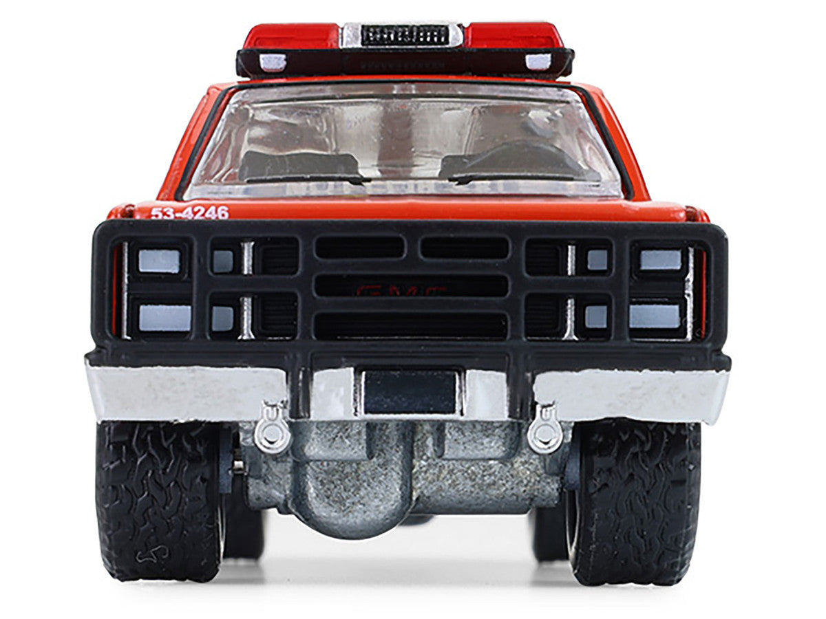1991 GMC Suburban "Canada Coast Guard" Red with White Stripes "Hot Pursuit - Canada Special Edition" Series 1/64 Diecast Model Car by Greenlight Greenlight