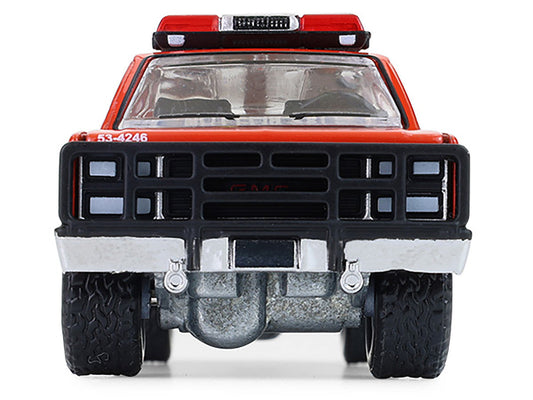 1991 GMC Suburban "Canada Coast Guard" Red with White Stripes "Hot Pursuit - Canada Special Edition" Series 1/64 Diecast Model Car by Greenlight Greenlight