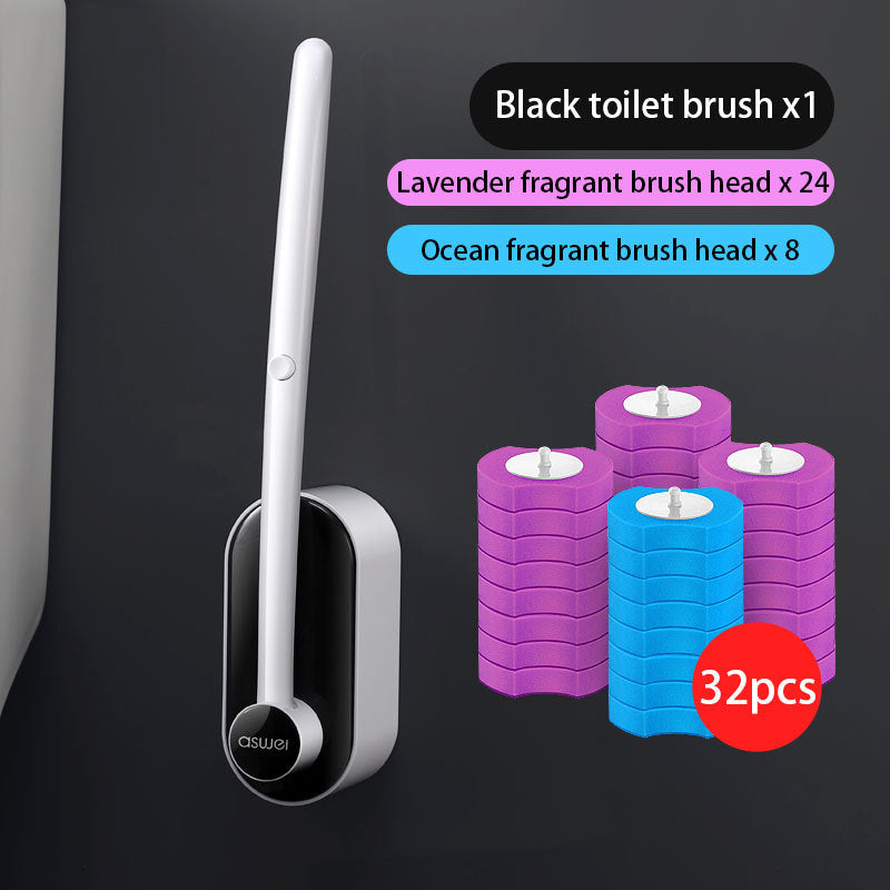 Disposable No Dead Angle Toilet Cleaning Brush Best YouTube Store