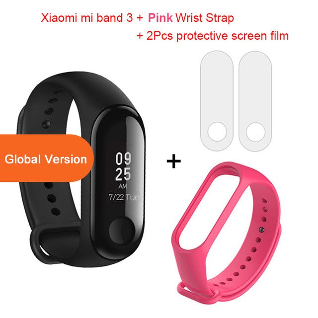 Global Version Xiaomi mi band 3 Fitness Tracker Smart Bracelet 0.78 OLED Touch Screen 50M Waterproof miband 3 Xiomi band 3 Best YouTube Store
