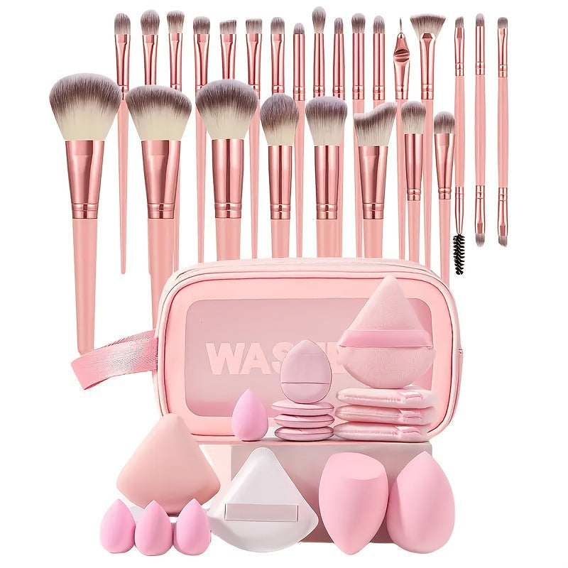 40pcs  Beauty Tools Major Combination Suit Face Wash Makeup Full Set LadyShow.Store