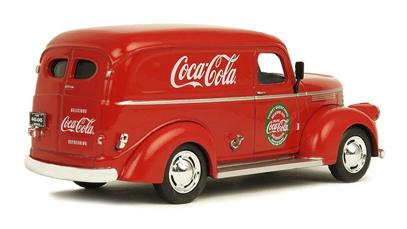 1945 Panel Delivery Van "Coca-Cola" Red 1/43 Diecast Model Car by Motorcity Classics Motorcity Classics