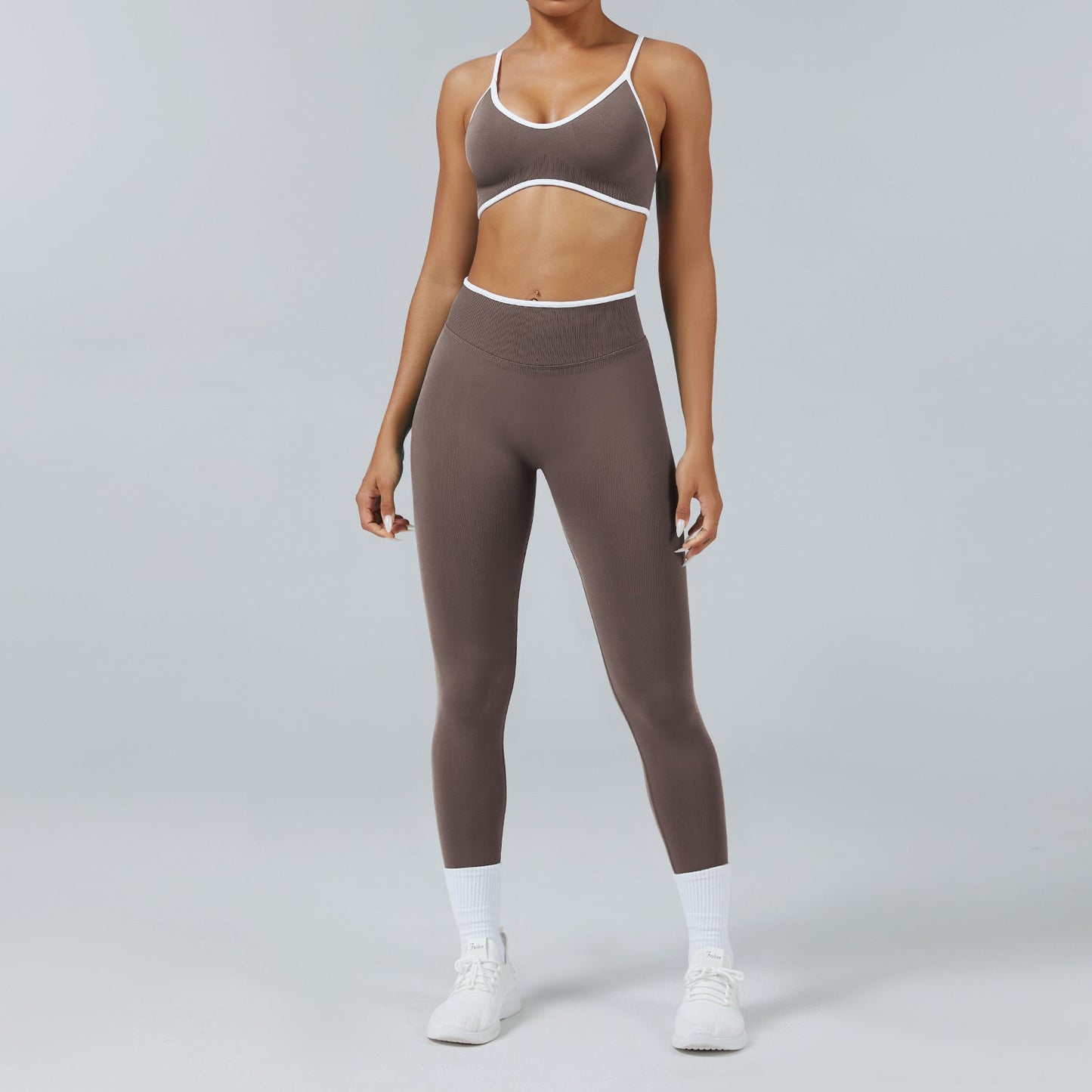 Seamless Back-Support Running Quick-Drying Yoga And Fitness Apparel Set Best YouTube Store