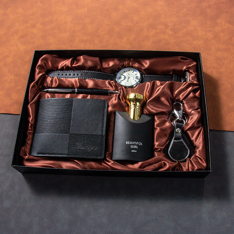 Cross-Border Men's Gift Business Gift Suit Belt Wallet For Boyfriend Valentine's Day Christmas Gift CJD