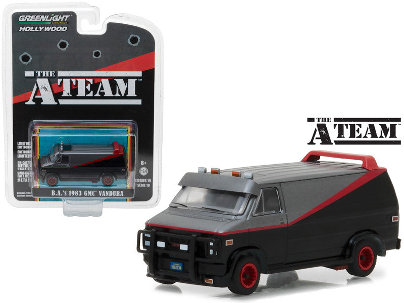 1983 GMC Vandura (B.A.'s) "The A-Team" (1983-1987) TV Series Hollywood Series 19 1/64 Diecast Model Car by Greenlight Greenlight