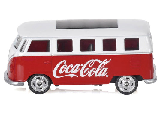 1963 Volkswagen Type 2 Van "Coca-Cola" Red and White 1/50 Diecast Model by Motorcity Classics Motorcity Classics
