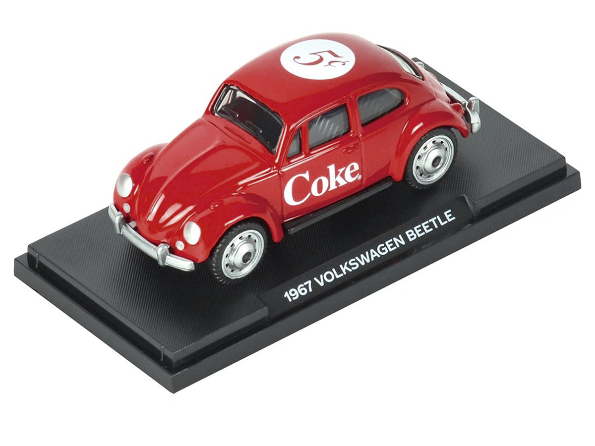 1967 Volkswagen Beetle "Coca-Cola" Red 1/50 Diecast Model by Motorcity Classics Motorcity Classics