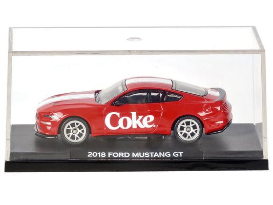 2018 Ford Mustang GT "Coca-Cola" Red with White Stripes 1/64 Diecast Model by Motorcity Classics Motorcity Classics