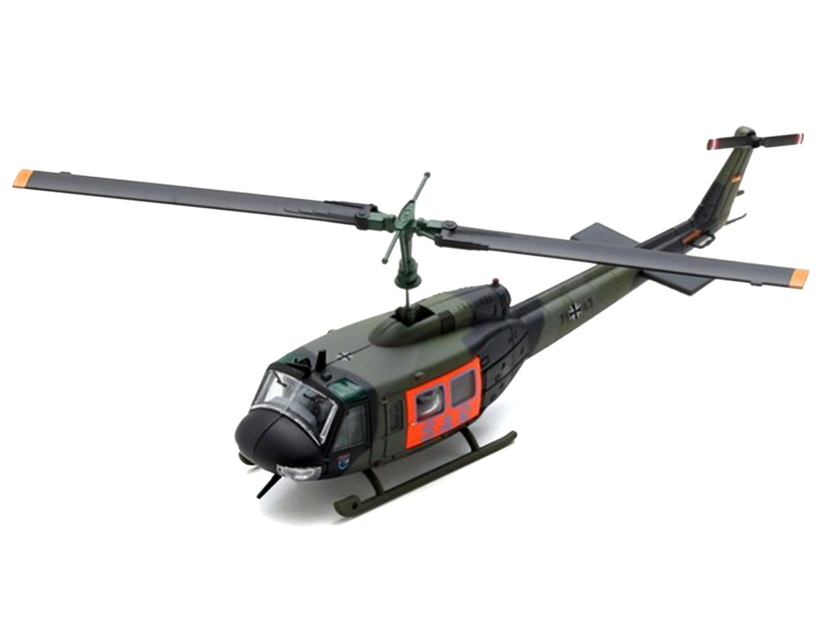 Bell UH 1D Helicopter "SAR - German Army" Green Camouflage 1/87 (HO) Scale Diecast Model Car by Schuco Schuco