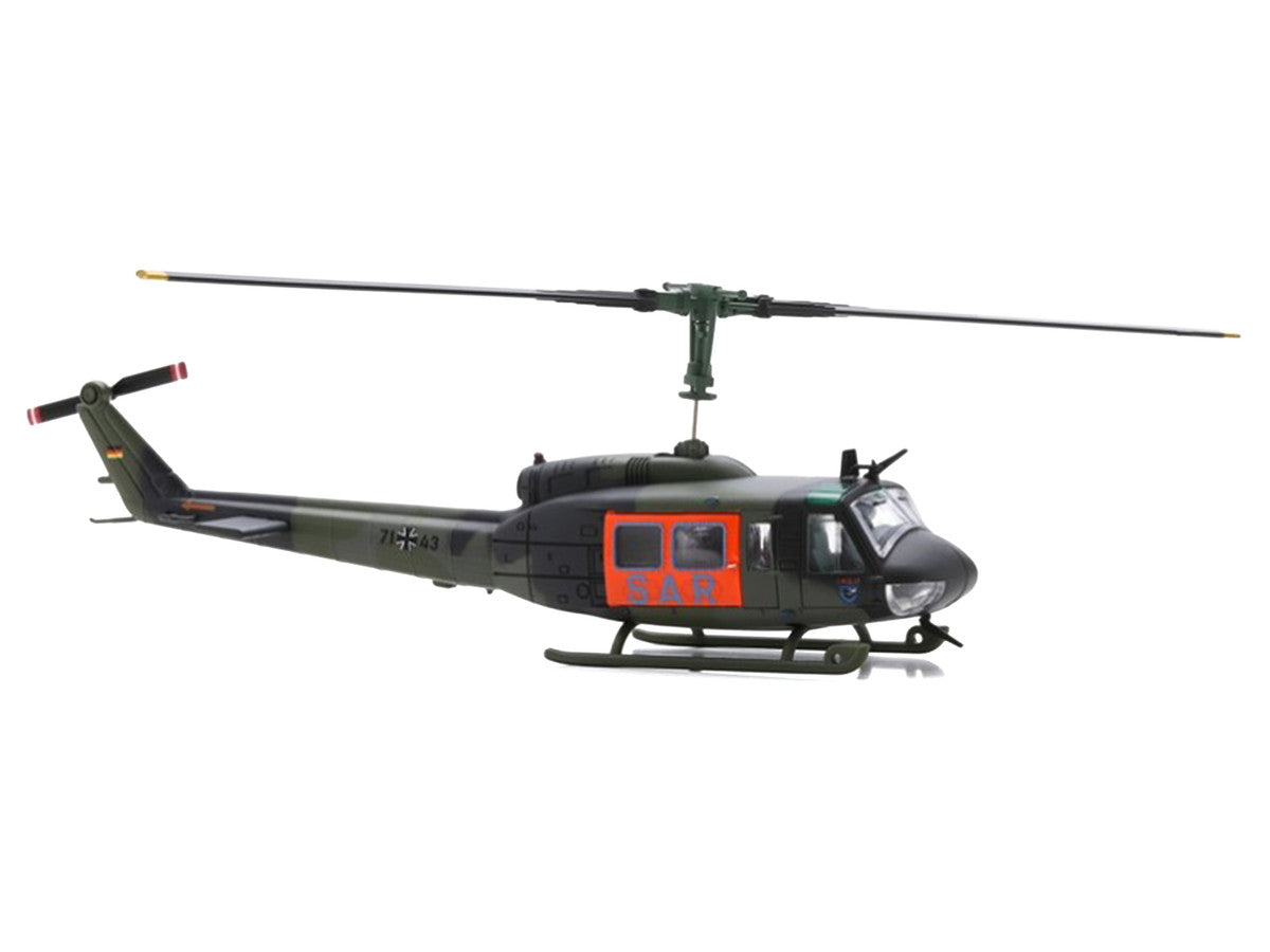 Bell UH 1D Helicopter "SAR - German Army" Green Camouflage 1/87 (HO) Scale Diecast Model Car by Schuco Schuco