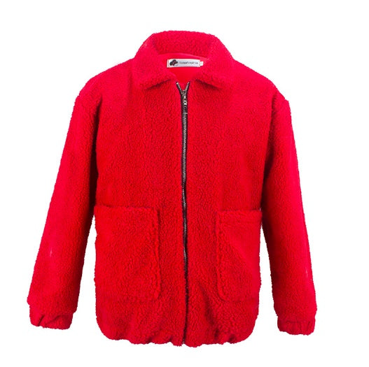 shearling coat jacket women autumn winter warm thick plush coat Accent Plus