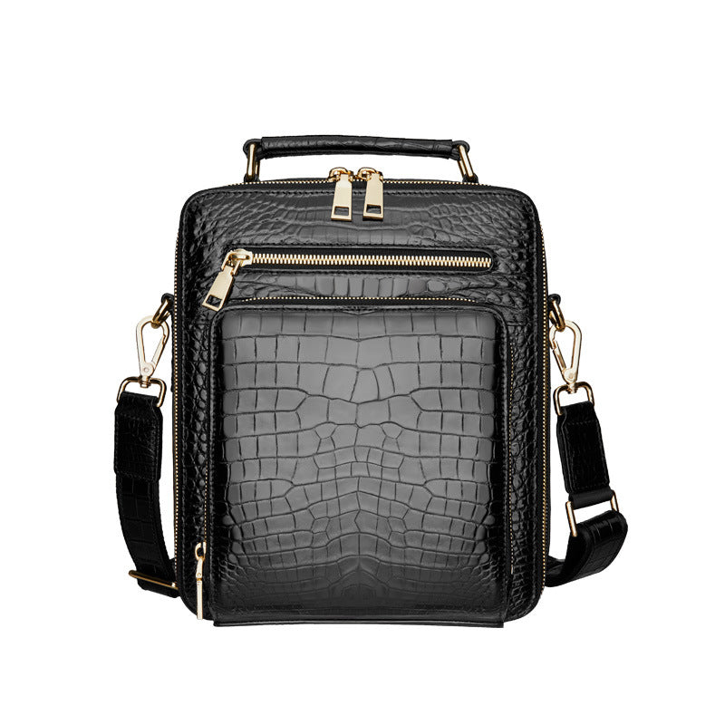 New Fashion Personalized Leather Men's Handbag CJD