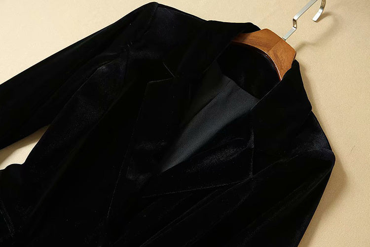 Velvet professional suit high-end women LadyShow.Store