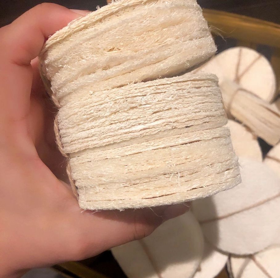 Natural Loofah Pads 5-pcs LuxuryLifeWay Online Store