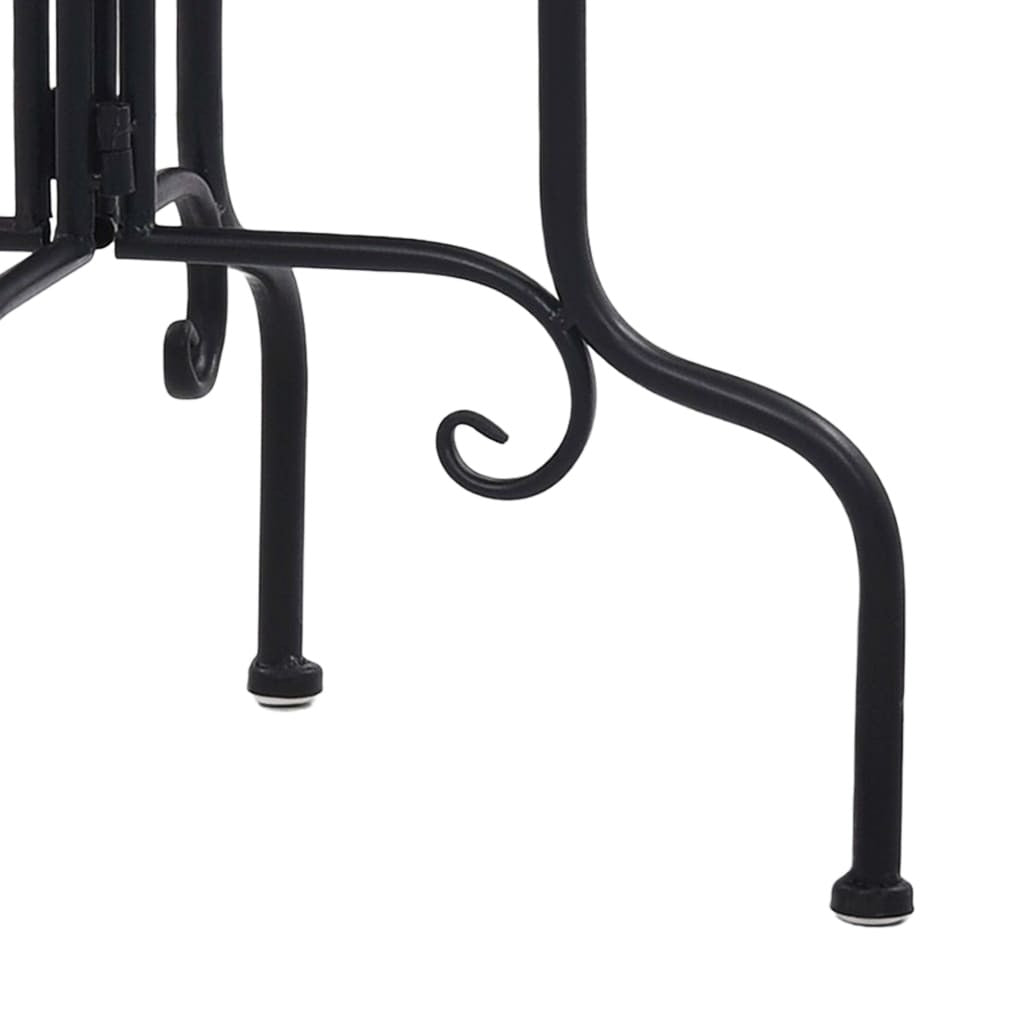 Mosaic Side Table Black and White Ceramic W2B