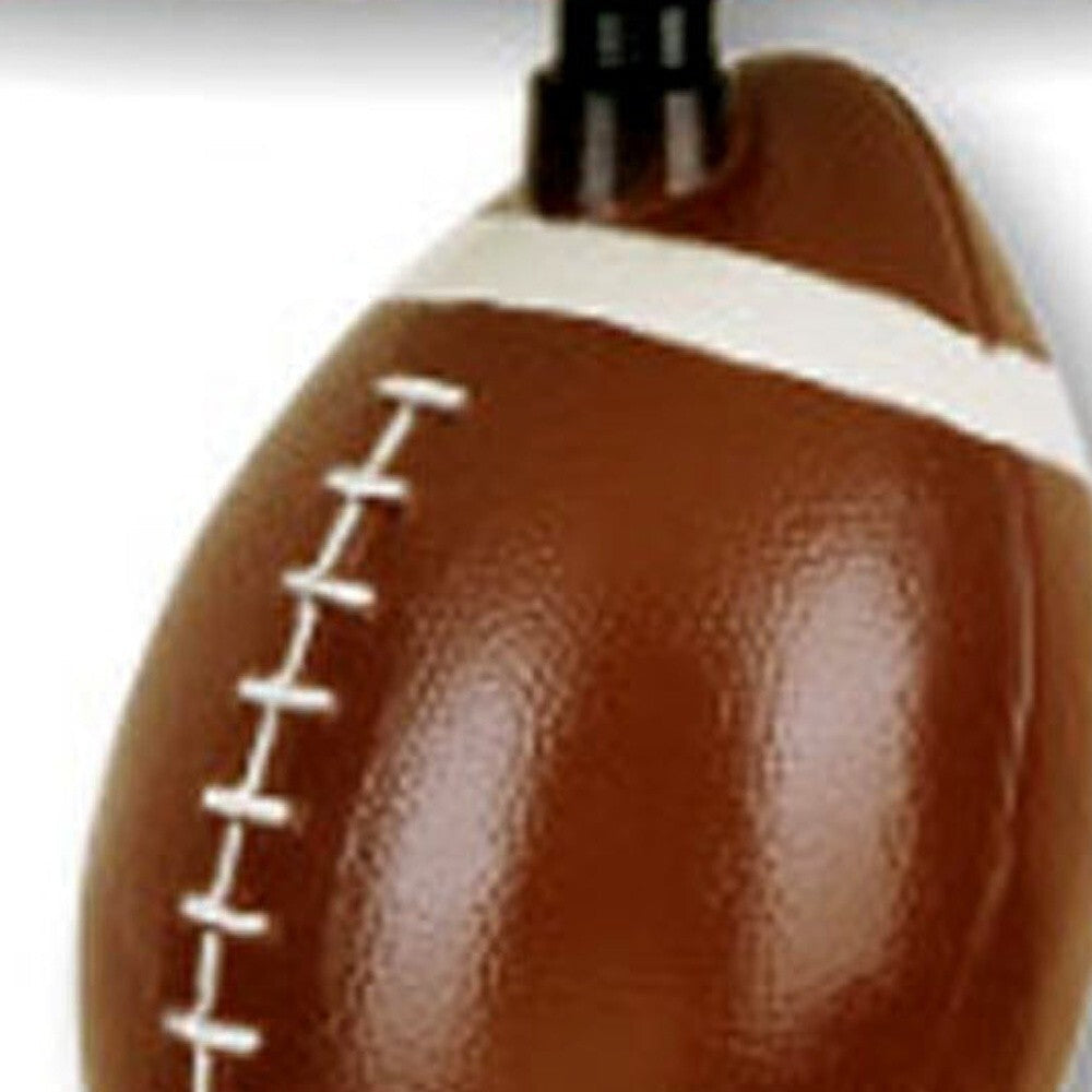 Football Shaped Table Lamp with White Shade W2B