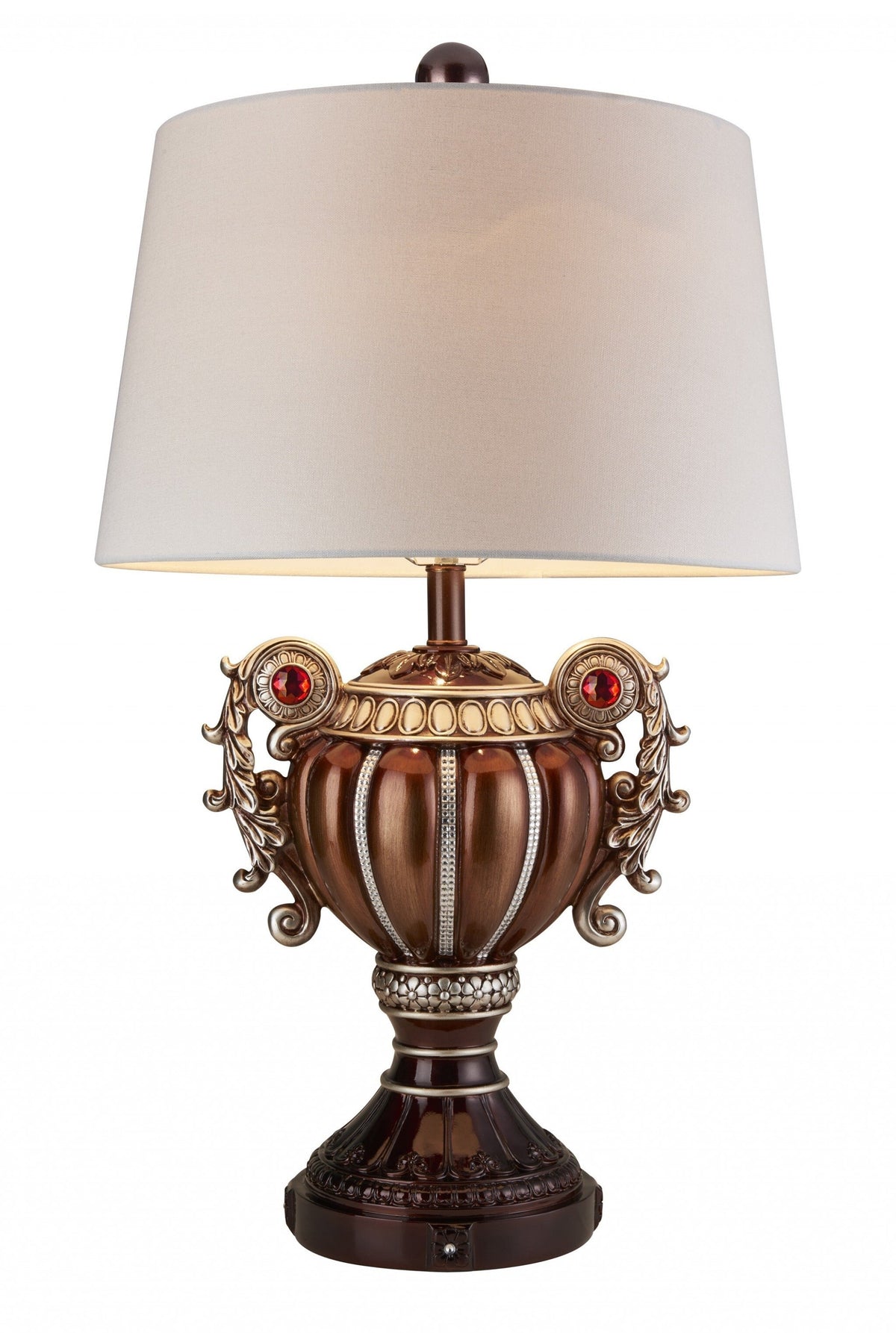 Tall Bronze Urn Shaped Table Lamp W2B