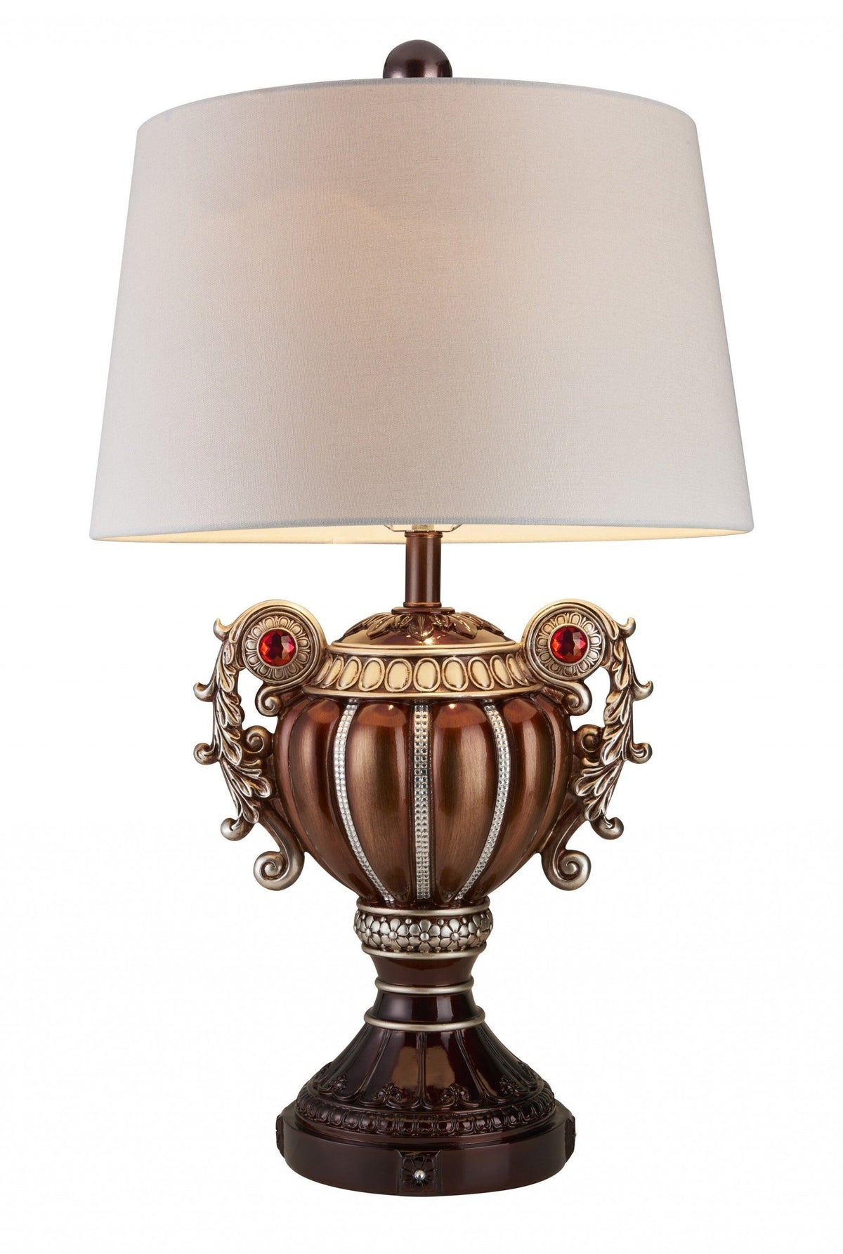Tall Bronze Urn Shaped Table Lamp W2B