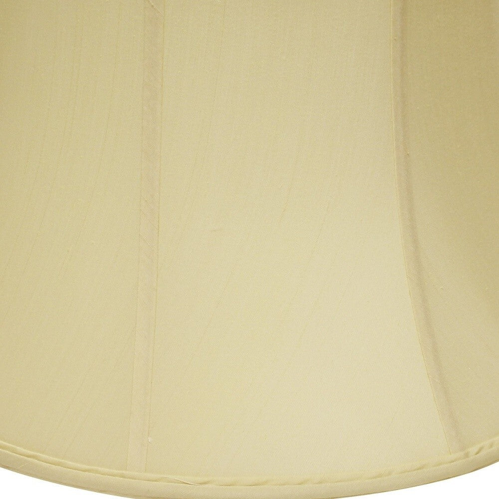 18" Antique White Drum Monay Shantung Lampshade W2B
