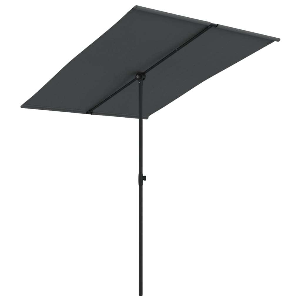 Garden Parasol with Aluminum Pole 6.6'x4.9'Anthracite W2B