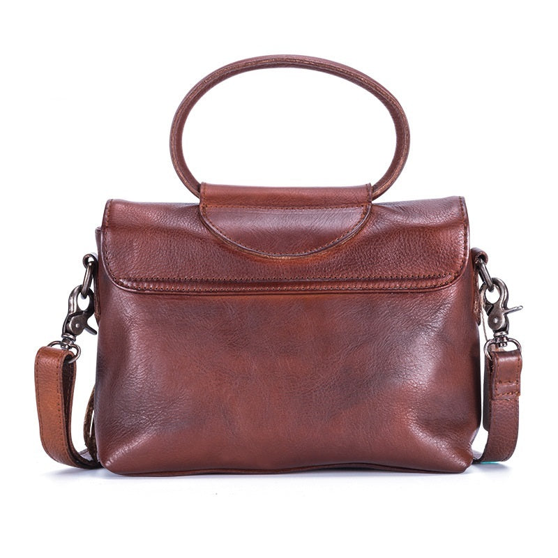 New vegetable tanned leather handbags LadyShow.Store