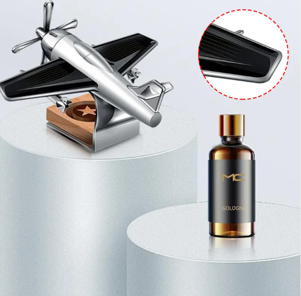 Solar Airplane Car Perfume Ornament Best YouTube Store