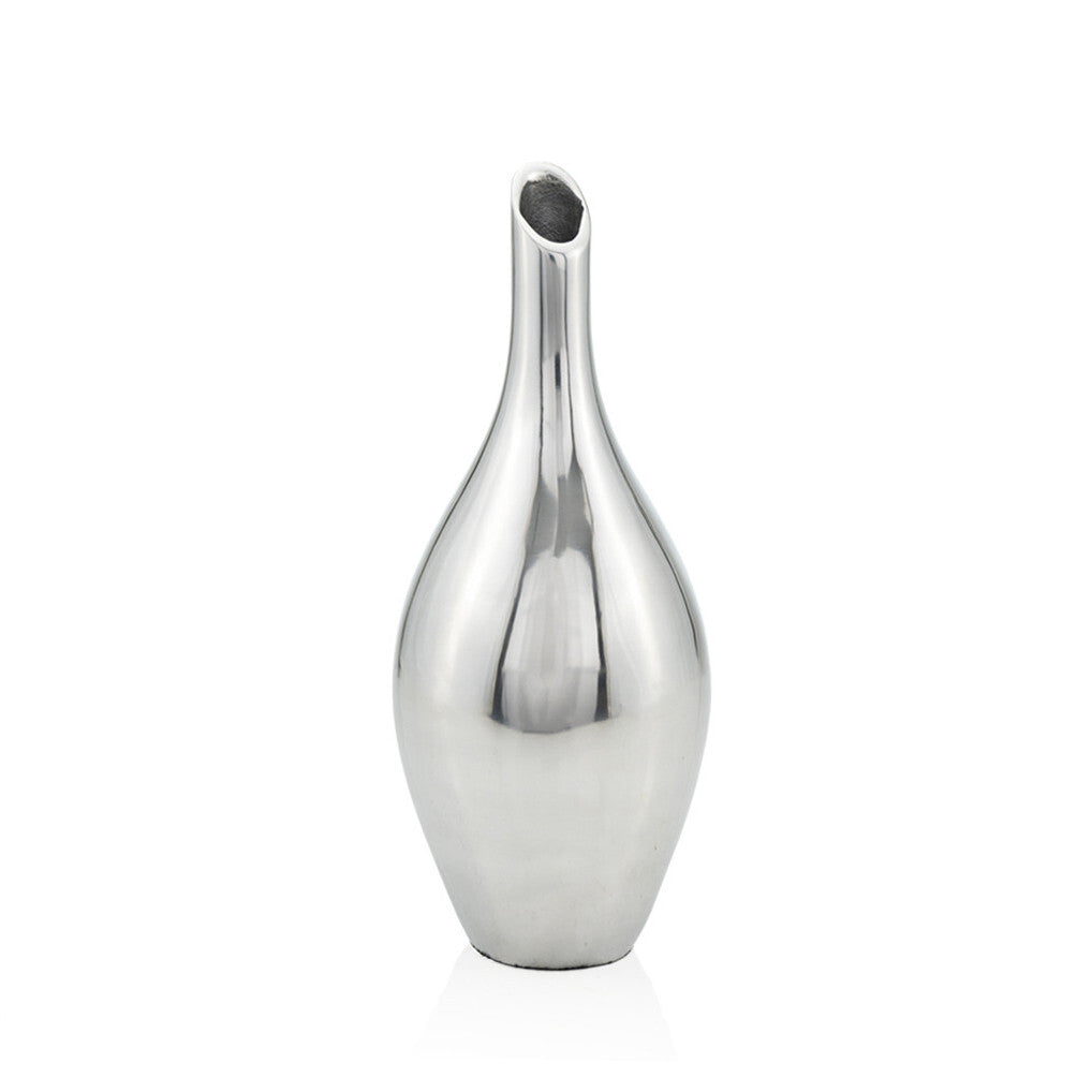 16" Silver Bud Aluminum Table Vase W2B