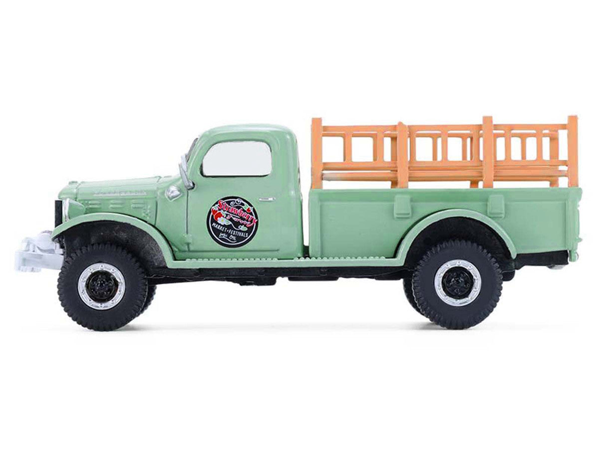 1946 Dodge Power Wagon Pickup Truck "Strawberry Farm" Green "Down on the Farm" Series 11 1/64 Diecast Model by Greenlight Greenlight