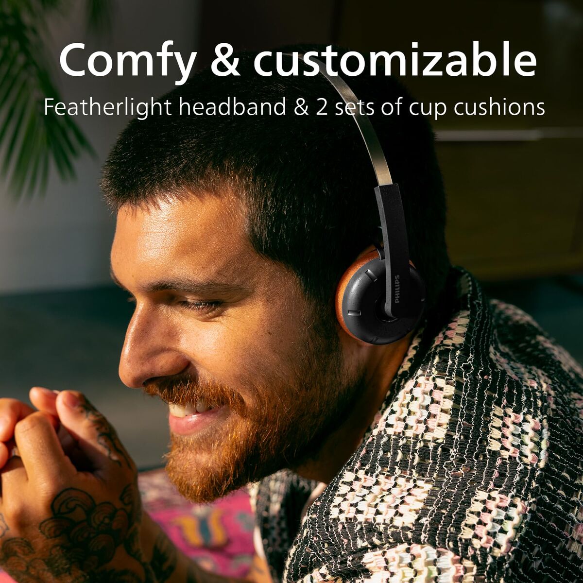 Headphones Philips TAH2000BK Black-2