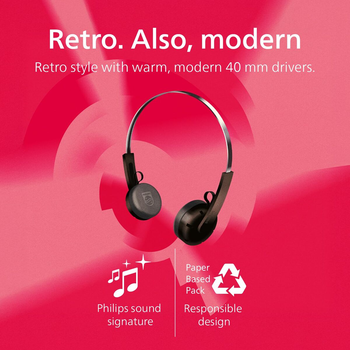 Headphones Philips TAH2000WT White-5