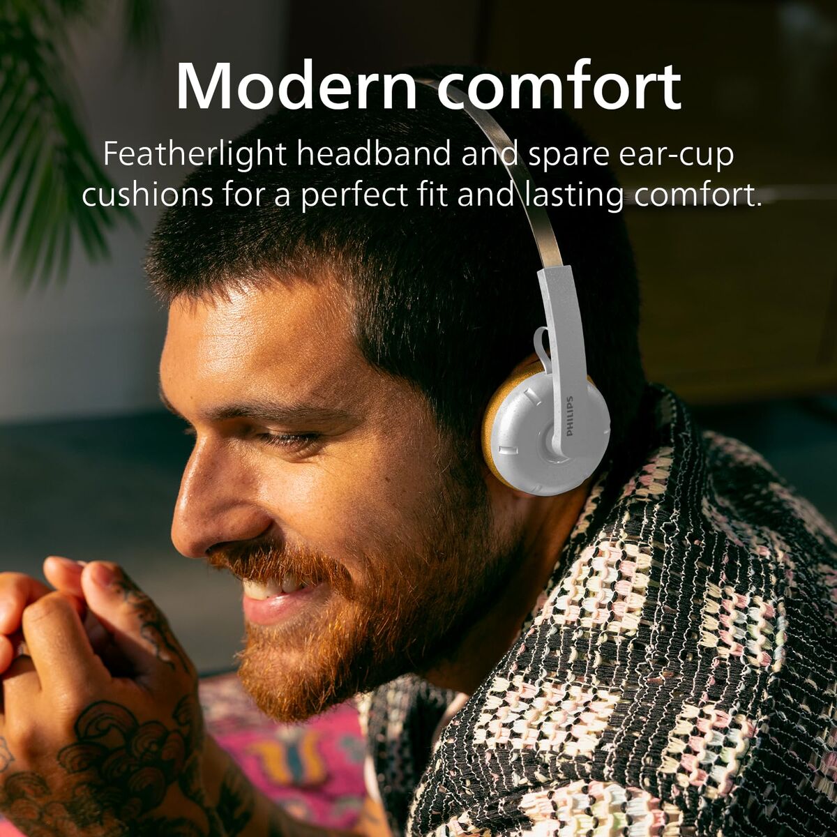 Headphones Philips TAH2000WT White-2