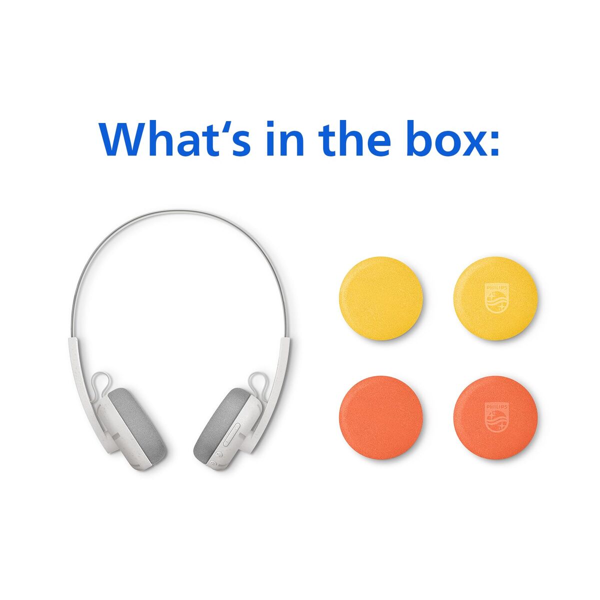 Headphones Philips TAH2000WT White-1